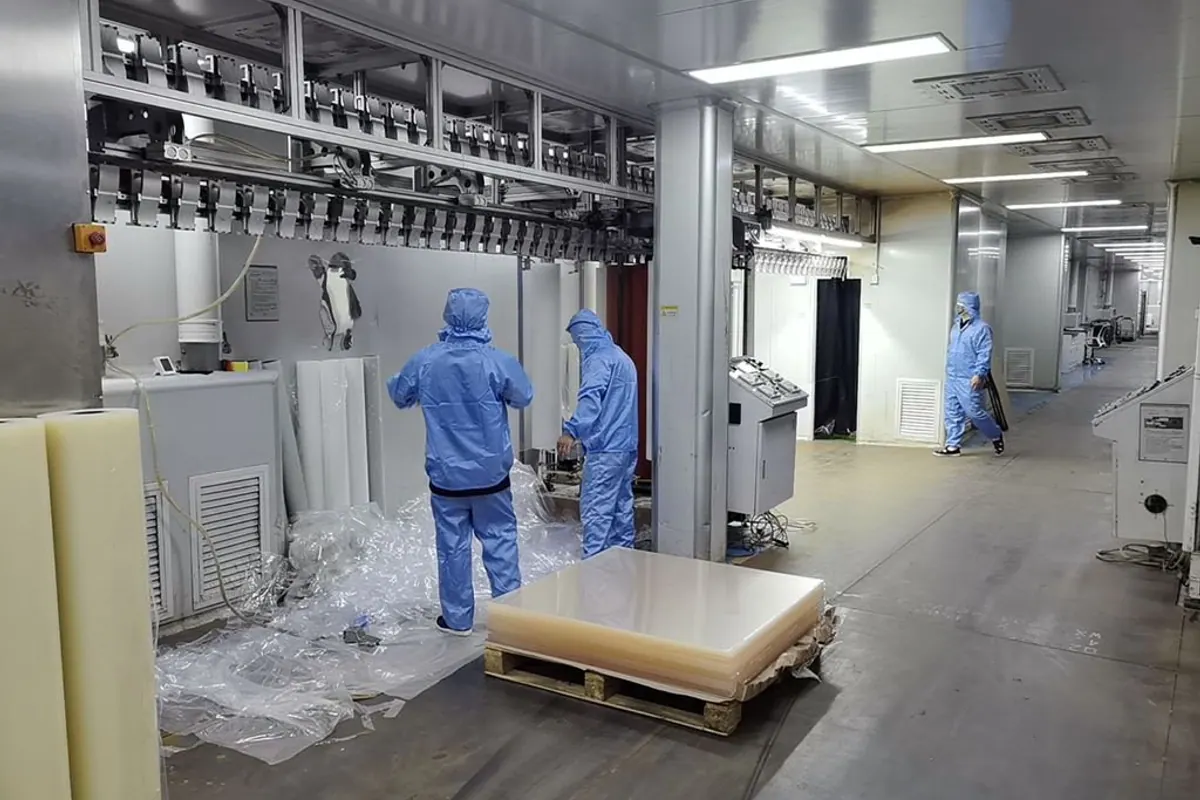 hard coating production line for functional acrylic sheet