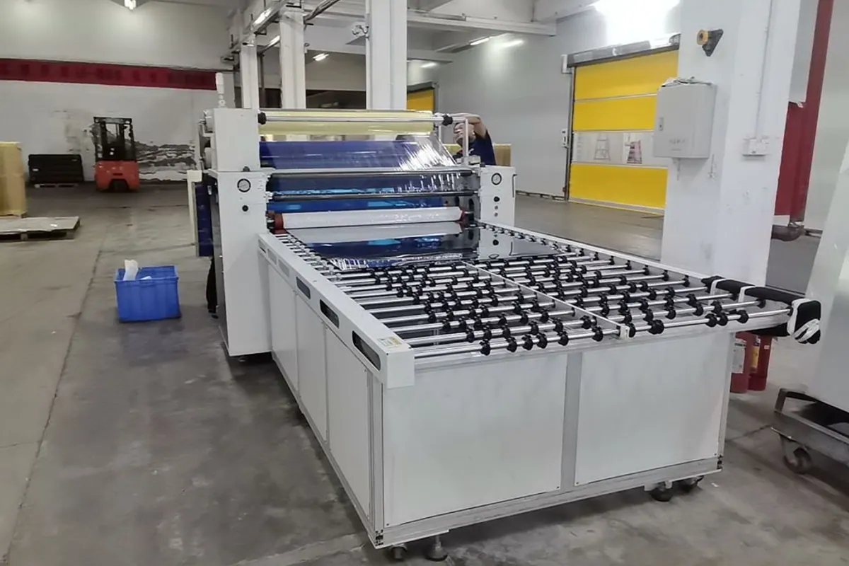 protective film machine for acrylic sheet production