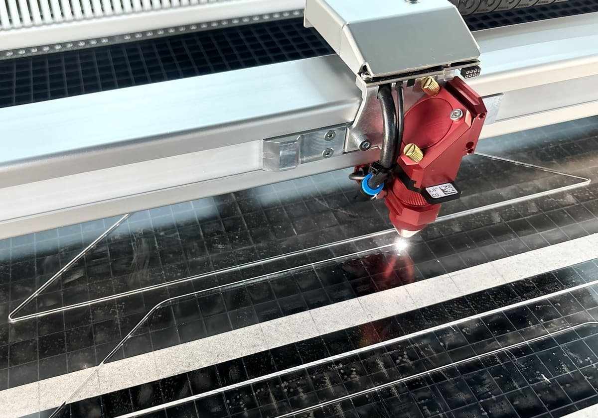 acrylic sheet laser cutting and processing workflow