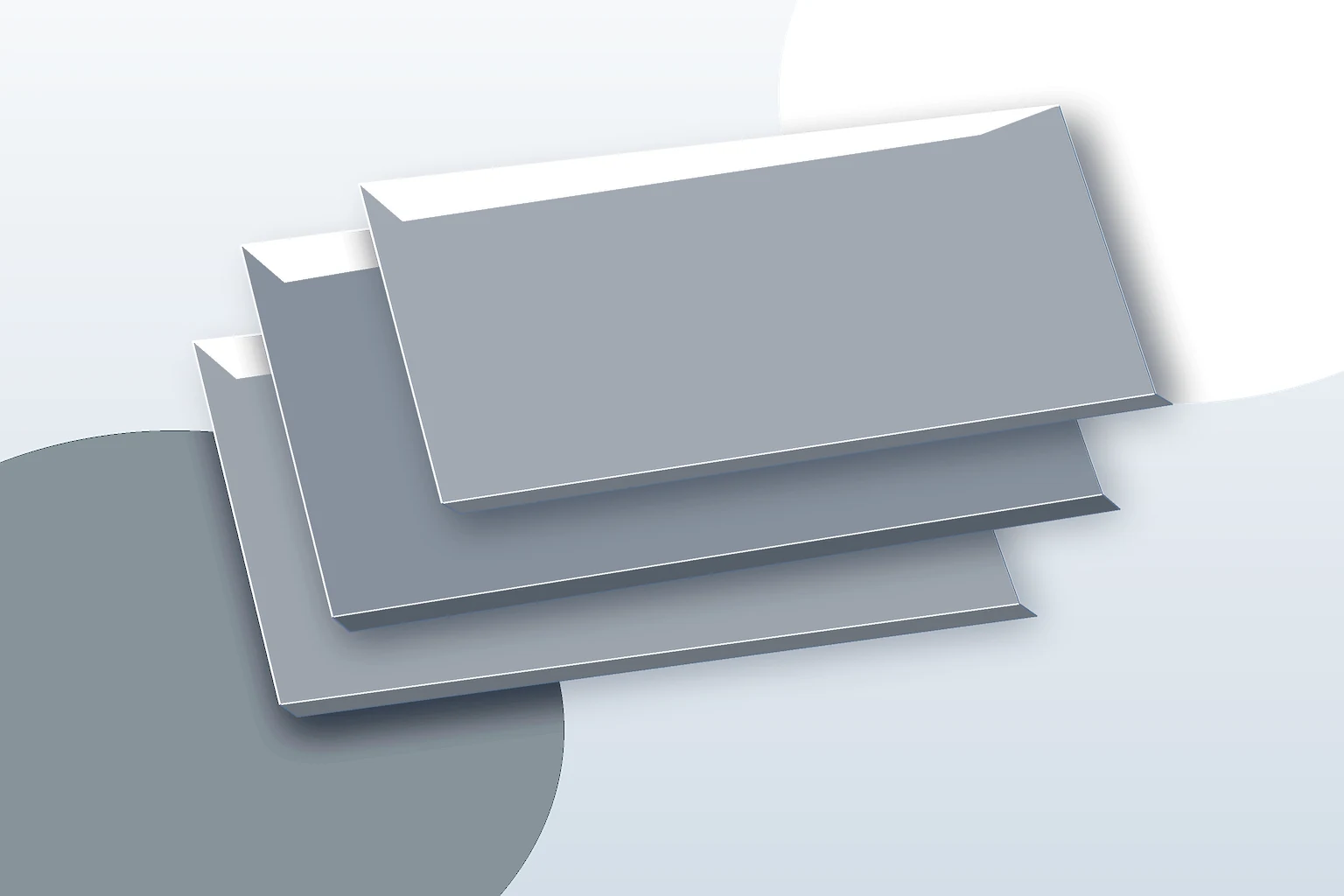 grey acrylic sheet premium product render