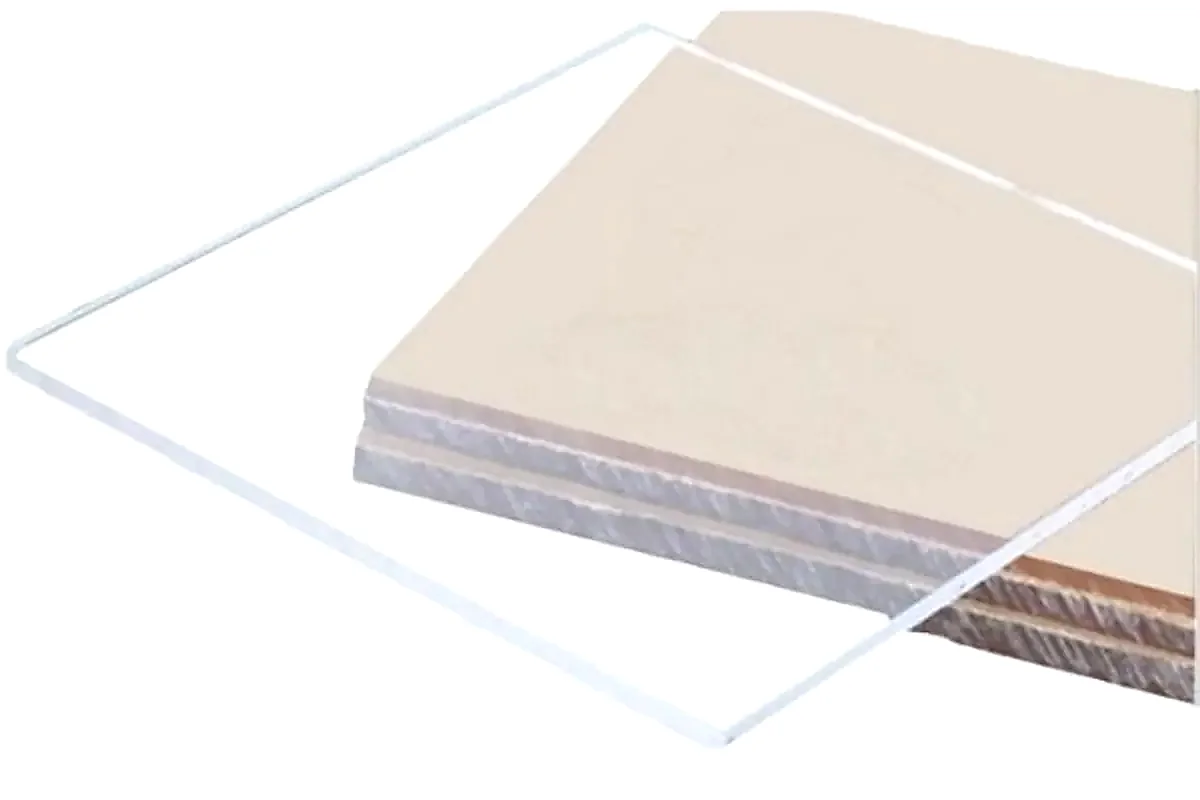 clear plexiglass sheet without watermark for display and signage