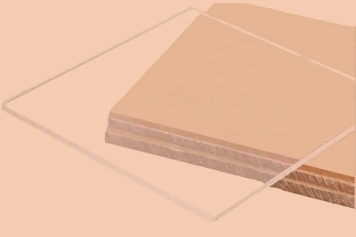 orange acrylic sheet for decorative panels and signs