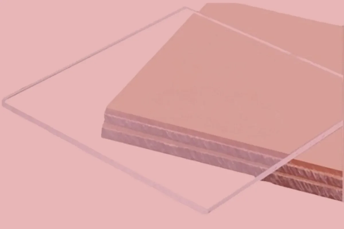 red acrylic sheet for retail and display applications