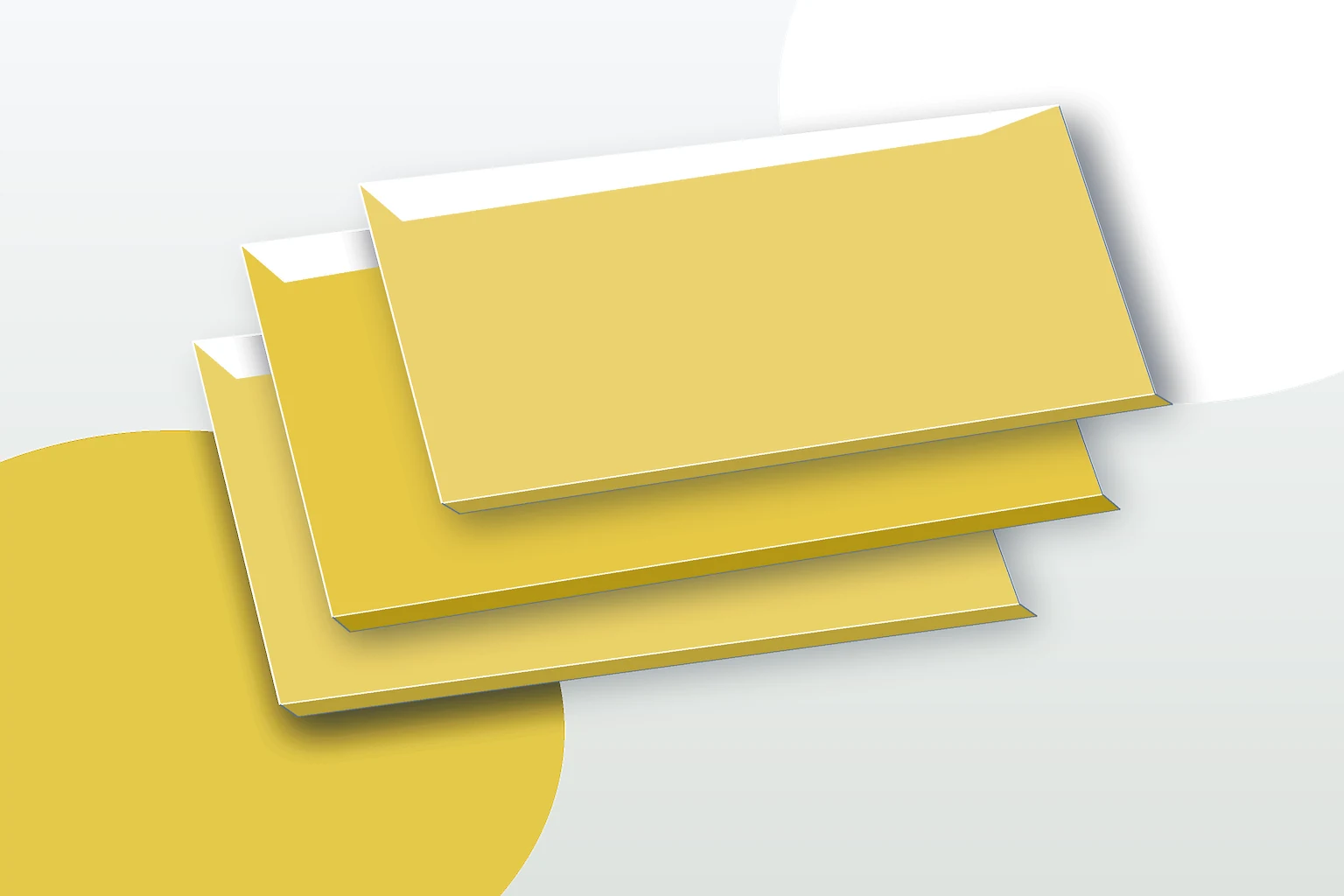 yellow acrylic sheet premium product render